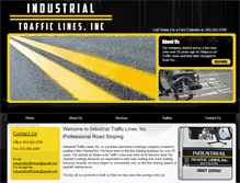 Tablet Screenshot of industrialtrafficlines.com